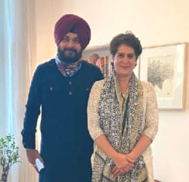 ਪਿ੍ਯੰਕਾ ਗਾਂਧੀ ਨਾਲ ਮੀਟਿੰਗ ਤੋਂ ਬਾਅਦ ਨਰਮ ਹੋਏ ‘ਗੁਰੂ’