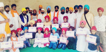 ਪਿੰਡ ਛਾਪਾ ਵਿਖੇ ਵਿਸਾਖੀ ਦਿਹਾੜੇ ’ਤੇ ਵਿਦਿਆਰਥੀਆਂ ਦੇ ਮੁਕਾਬਲੇ ਕਰਵਾਏ