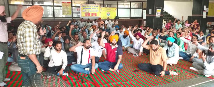 ਡੀਸੀ ਦਫ਼ਤਰ ਦੇ 26 ਮੁਲਾਜ਼ਮਾਂ ਦੀ ਨੌਕਰੀ ਬਚਾਉਣ ਲਈ ਸਾਰੇ ਮੁਲਾਜ਼ਮਾਂ ਨੇ ਕੀਤੀ ਏਕਤਾ