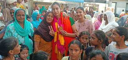 ਏਸ਼ੀਅਨ ਨੈੱਟਬਾਲ ਚੈਂਪੀਅਨਸ਼ਿਪ ਖੇਡ ਕੇ ਪਰਤੀ ਜਸਵਿੰਦਰ ਕੌਰ ਦਾ ਨਿੱਘਾ ਸਵਾਗਤ