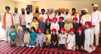 ਪਿੰਡ ਛਾਪਾ ਵਿਖੇ ਕਰਵਾਏ ਦਸਤਾਰ ਮੁਕਾਬਲੇ