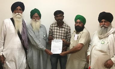 ਸੜਕ ਚੌੜੀ ਕਰਨ ਦੀ ਮੰਗ ਨੂੰ ਲੈ ਕੇ ਸੈਲੋ ਪਲਾਂਟ ਦੇ ਐਮਡੀ ਨੂੰ ਦਿੱਤਾ ਮੰਗ ਪੱਤਰ