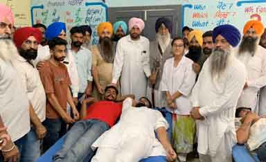 ਲੋੜਵੰਦ ਮਰੀਜ਼ਾਂ ਦੀ ਸਹਾਇਤਾ ਲਈ ਖੂਨਦਾਨ ਕੈਂਪ ਲਾਉਣਾ ਸ਼ਲਾਘਾਯੋਗ ਉਪਰਾਲਾ : ਐਮ.ਪੀ. ਮਾਨ