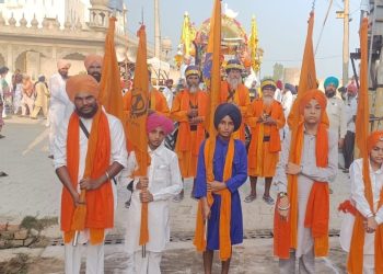 ਮਹਾਂਪੁਰਸ਼ਾਂ ਦੀ ਬਰਸੀ ਸਮਾਗਮ ਮੌਕੇ ਪਿੰਡ ਚੰਨਣਵਾਲ ਵਿਖੇ ਵਿਸ਼ਾਲ ਨਗਰ ਕੀਰਤਨ ਸਜਾਇਆ