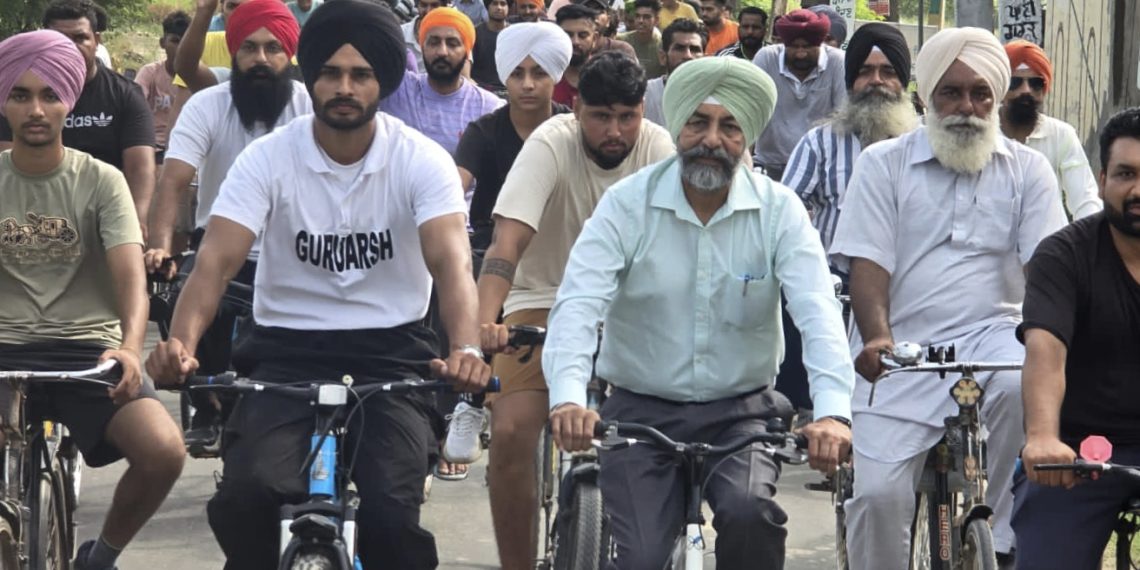 ਚੌਥੀ ਸਾਇਕਲਿੰਗ ‘ਚ ਸੈਂਕੜੇ ਨੌਜਵਾਨਾਂ ਨੇ ਦਿੱਤਾ ਸਿਹਤਮੰਦ ਸਮਾਜ, ਨਸ਼ਾ ਮੁਕਤ ਪੰਜਾਬ ਸਿਰਜਣ ਦਾ ਸੱਦਾ