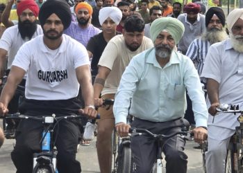 ਚੌਥੀ ਸਾਇਕਲਿੰਗ ‘ਚ ਸੈਂਕੜੇ ਨੌਜਵਾਨਾਂ ਨੇ ਦਿੱਤਾ ਸਿਹਤਮੰਦ ਸਮਾਜ, ਨਸ਼ਾ ਮੁਕਤ ਪੰਜਾਬ ਸਿਰਜਣ ਦਾ ਸੱਦਾ