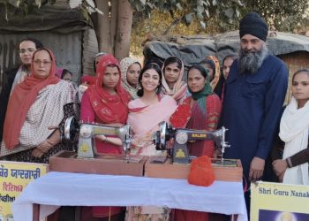 ਸ਼ਹੀਦ ਮਾਤਾ ਗੁਜਰੀ ਕੌਰ ਦੀ ਯਾਦ ਵਿੱਚ ਖੋਲਿਆ ਗਿਆ ਮੁਫਤ ਸਿਲਾਈ ਸੈਂਟਰ