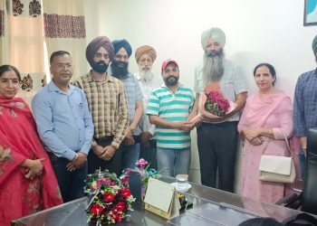 ਸੁਨੀਤਇੰਦਰ ਸਿੰਘ ਨੇ ਸੰਭਾਲਿਆ ਜ਼ਿਲ੍ਹਾ ਸਿੱਖਿਆ ਅਫ਼ਸਰ ਦਾ ਅਹੁਦਾ