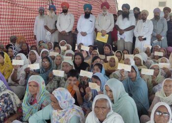 ਸਰਬੱਤ ਦਾ ਭਲਾ ਟਰੱਸਟ ਵੱਲੋ 151 ਗਰੀਬ ਵਿਧਵਾਵਾਂ ਅਤੇ ਅੰਗਹੀਣ ਵਿਅਕਤੀਆਂ ਨੂੰ ਮਹੀਨਾਵਾਰ ਪੈਨਸ਼ਨ ਸਹਾਇਤਾ ਵੰਡੀ