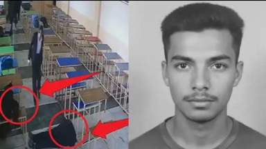 ਕਲਾਸ ਰੂਮ ‘ਚ ਵਿਦਿਆਰਥਣ ਦਾ ਕਤਲ ਕਰਨ ਵਾਲੇ ਨੌਜਵਾਨ ਨੇ ਵੀ ਤੋੜਿਆ ਦਮ