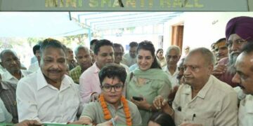 ਰਾਮਬਾਗ ਬਰਨਾਲਾ ’ਚ ਛੋਟੇ ਸਮਾਗਮਾਂ ਲਈ ‘ਮਿੰਨੀ ਸ਼ਾਂਤੀ ਹਾਲ’ ਬਣਾਇਆ