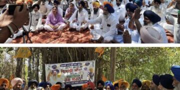 ਬਿਜਲੀ ਦੇ ਵੱਡੇ ਵੱਡੇ ਕੱਟਾਂ ਖ਼ਿਲਾਫ਼ ਅਕਾਲੀ ਦਲ ਨੇ ਮਹਿਲ ਕਲਾਂ ਵਿੱਚ ਲਗਾਇਆ ਧਰਨਾ, ਸਰਕਾਰ ਵਿਰੁੱਧ ਨਾਅਰੇਬਾਜ਼ੀ